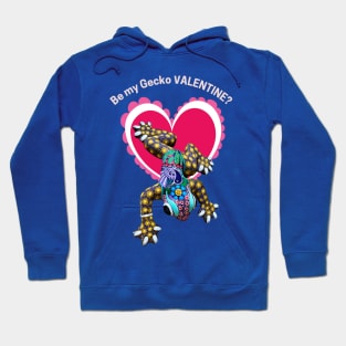 Be My Gecko VALENTINE! (Pink Heart) Hoodie